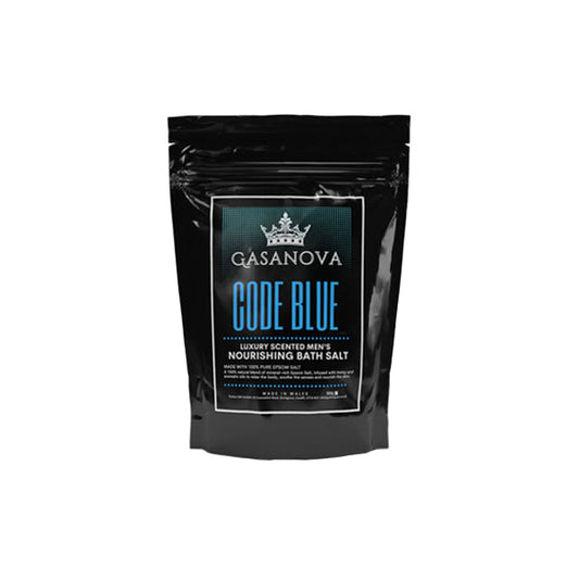 Gasanova Grooming Code Blue Nourishing Bath Salts -500g