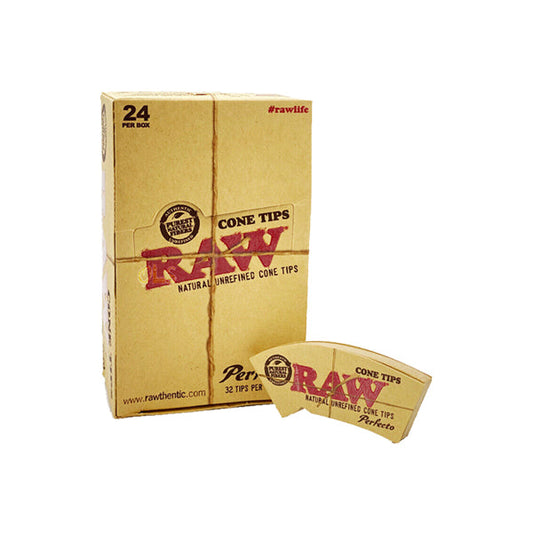 24 Raw Classic Perfecto Cone Tips